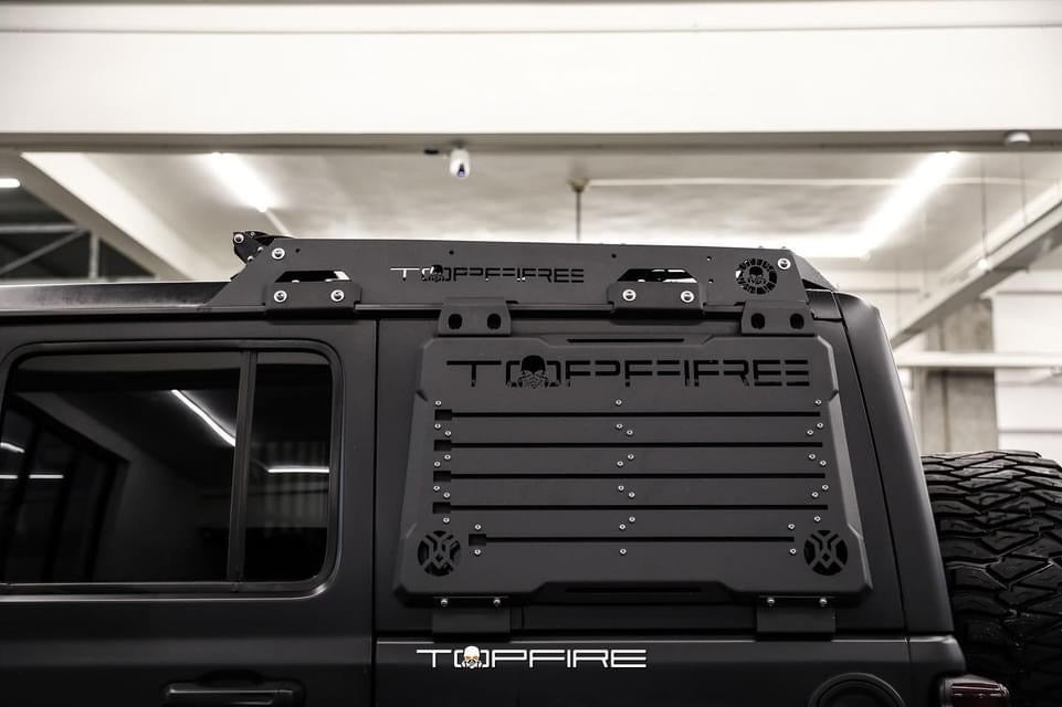 Topfire Side Window Armour for Wrangler JLU 4dr (pair)