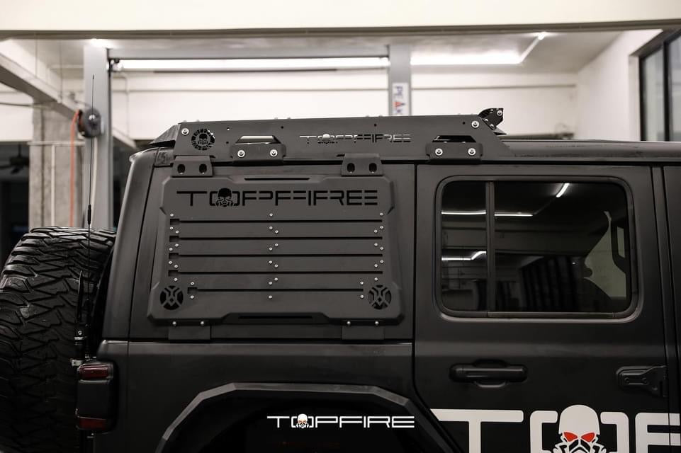 Topfire Side Window Armour for Wrangler JLU 4dr (pair)