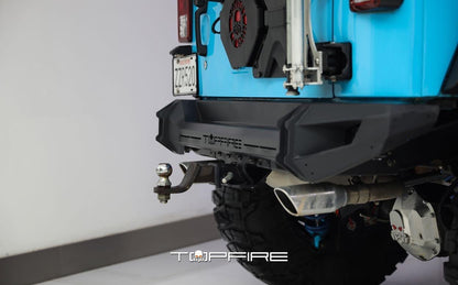Topfire Marauder IV Stainless Steel / Steel Rear Bumper for Wrangler JK JKU