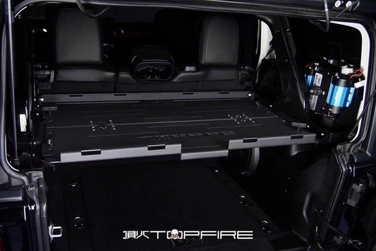 Topfire Collapsible Rear Cargo Luggage Cover / Rack - Steel for Wrangler 4dr JLU