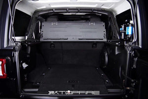 Topfire Collapsible Rear Cargo Luggage Cover / Rack - Steel JLU