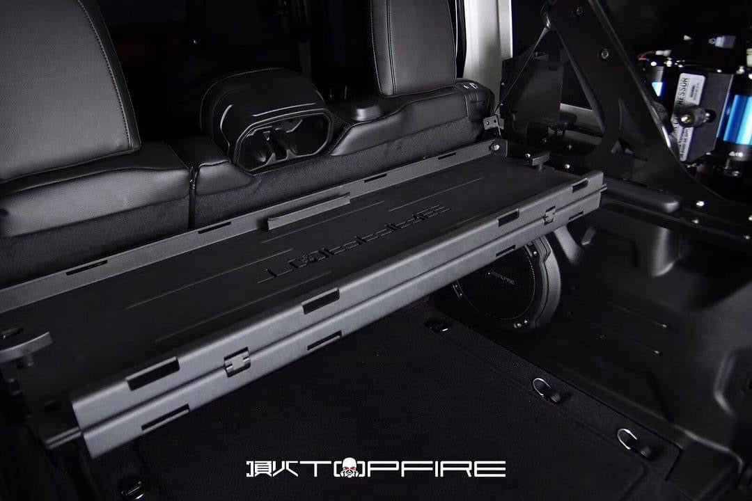 Topfire Collapsible Rear Cargo Luggage Cover / Rack - Steel for Wrangler 4dr JLU