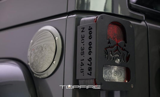 Topfire Fuel Cover / Fuel Flap - Eye of Devil for Wrangler JK JKU