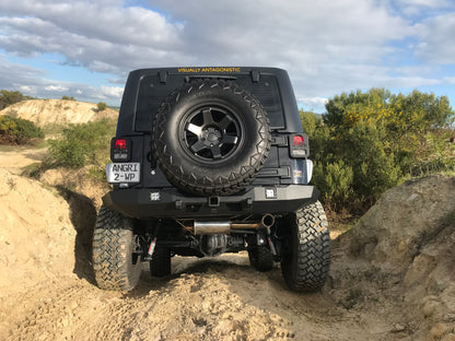 Free-Flow Stainless Steel Single Pipe Exhaust for JK/JKU (RETAIL BOX SELF-INSTALL)