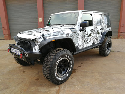 RockRage ULTIMA ROCK SLIDERS for Wrangler JKU - 4DR