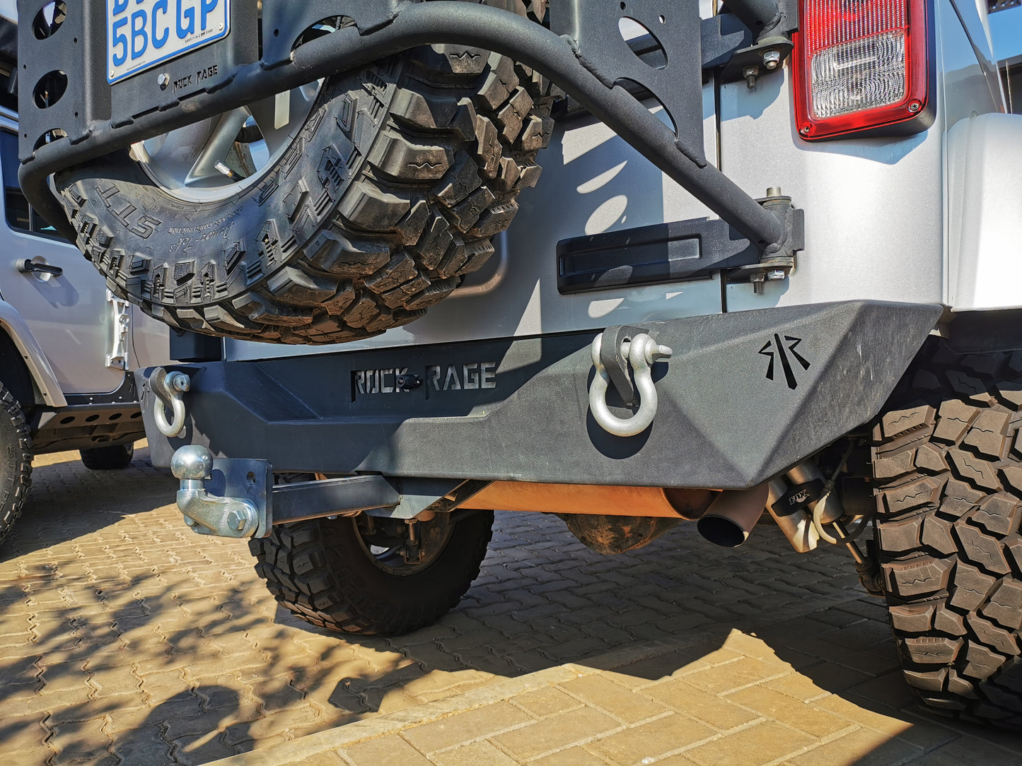 RockRage CRAWLER Rear STUBBY Bumper for Wrangler JK / JKU