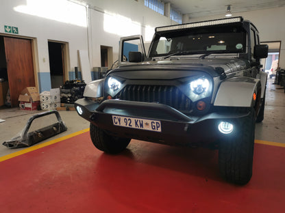 RockRage EXPLORER Full Front Bumper for Wrangler JK / JKU