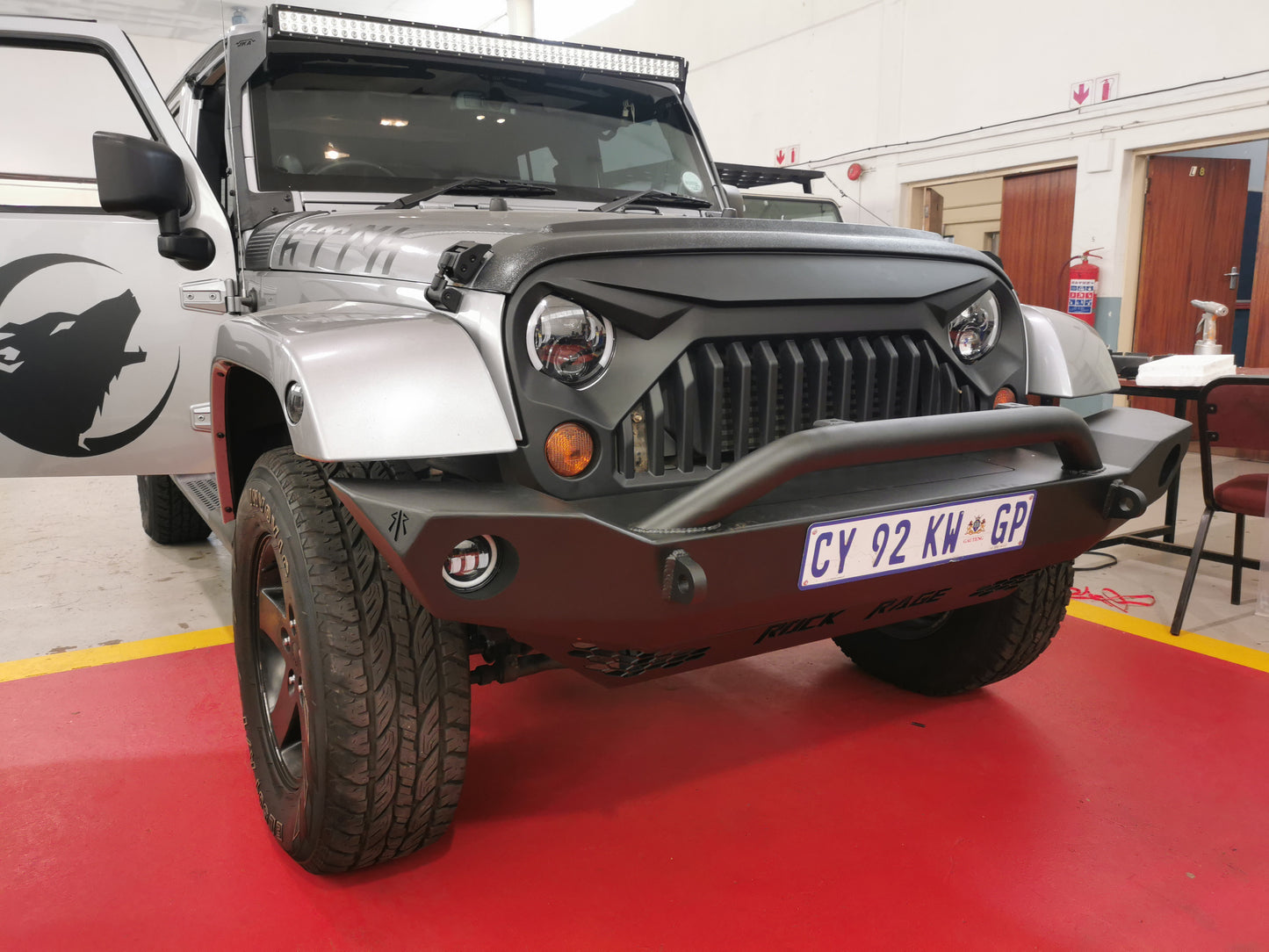 RockRage EXPLORER Full Front Bumper for Wrangler JK / JKU