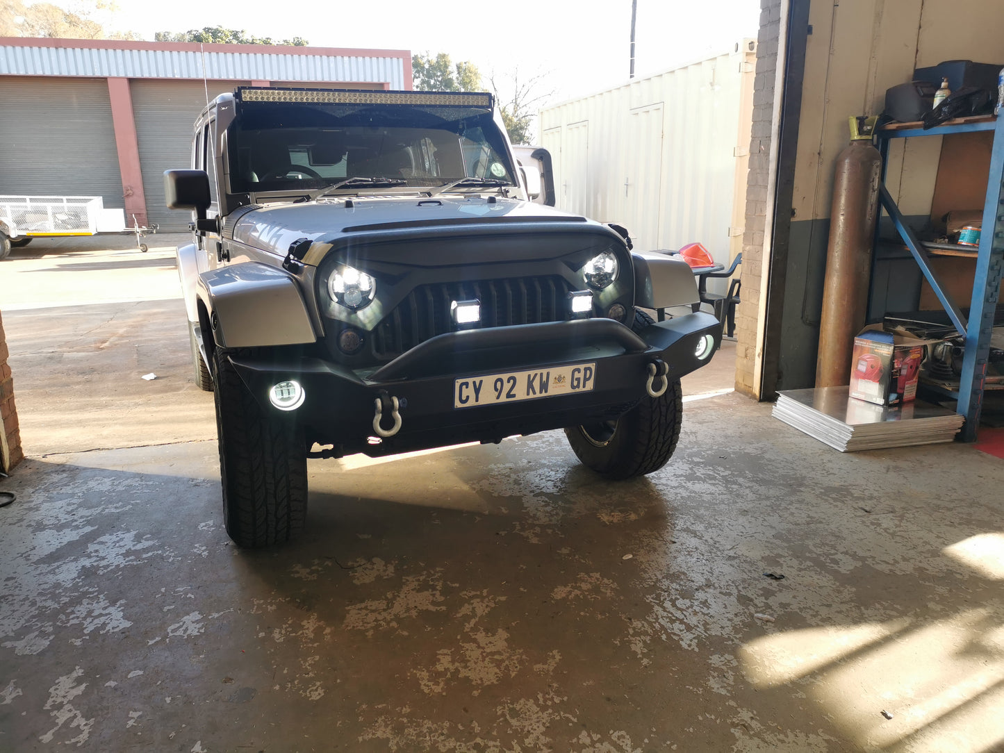 RockRage EXPLORER Full Front Bumper for Wrangler JK / JKU