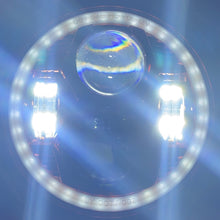 Load image into Gallery viewer, Headlights Black Avenger LED DRL Halo for JK/JKU/TJ (pair)
