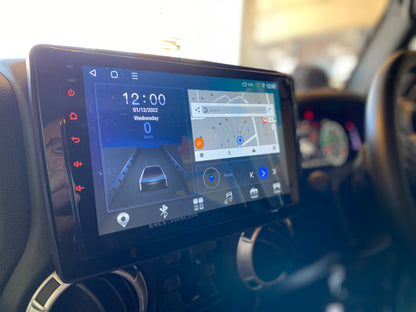 SMARTNavi 10″ PREMIUM System 'Made for Jeep Wrangler JK JKU' (INSTALLED with REVERSE CAM) Apple CarPlay & Android Auto