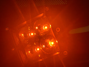 Aurora 12w 'AMBER' 2" Cube LED SPOT light (4 x 3w)