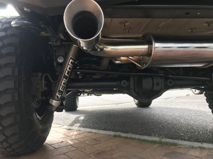 Free-Flow Stainless Steel Dual Pipe Exhaust for Wrangler JK JKU (RETAIL BOX SELF-INSTALL)