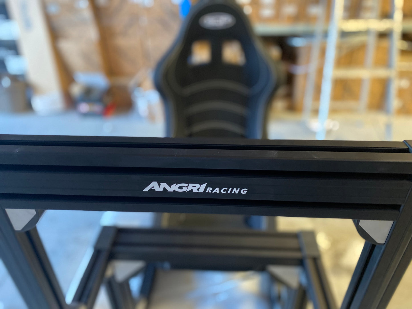 PRO SIM RIG CHASSIS + Integrated Screen System (On Rig) - 'Black Series Shifter'