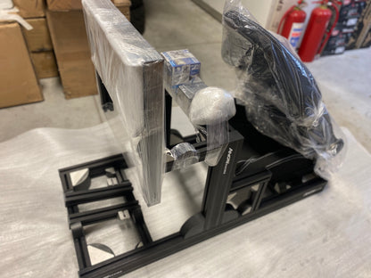 PRO SIM RIG CHASSIS + Integrated Screen System (On Rig) - 'Black Series Shifter'