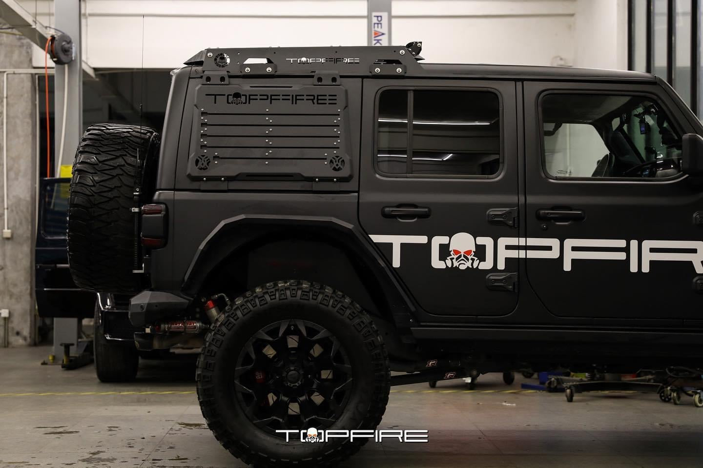 Topfire Side Window Armour for Wrangler JLU 4dr (pair)