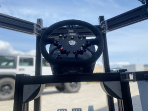 PRO SIM RIG CHASSIS + Integrated Triple Screen System (On Rig) - 'Black Series Shifter'