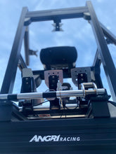 Load image into Gallery viewer, PRO SIM RIG CHASSIS + Integrated Triple Screen System (On Rig) - &#39;Black Series Shifter&#39;
