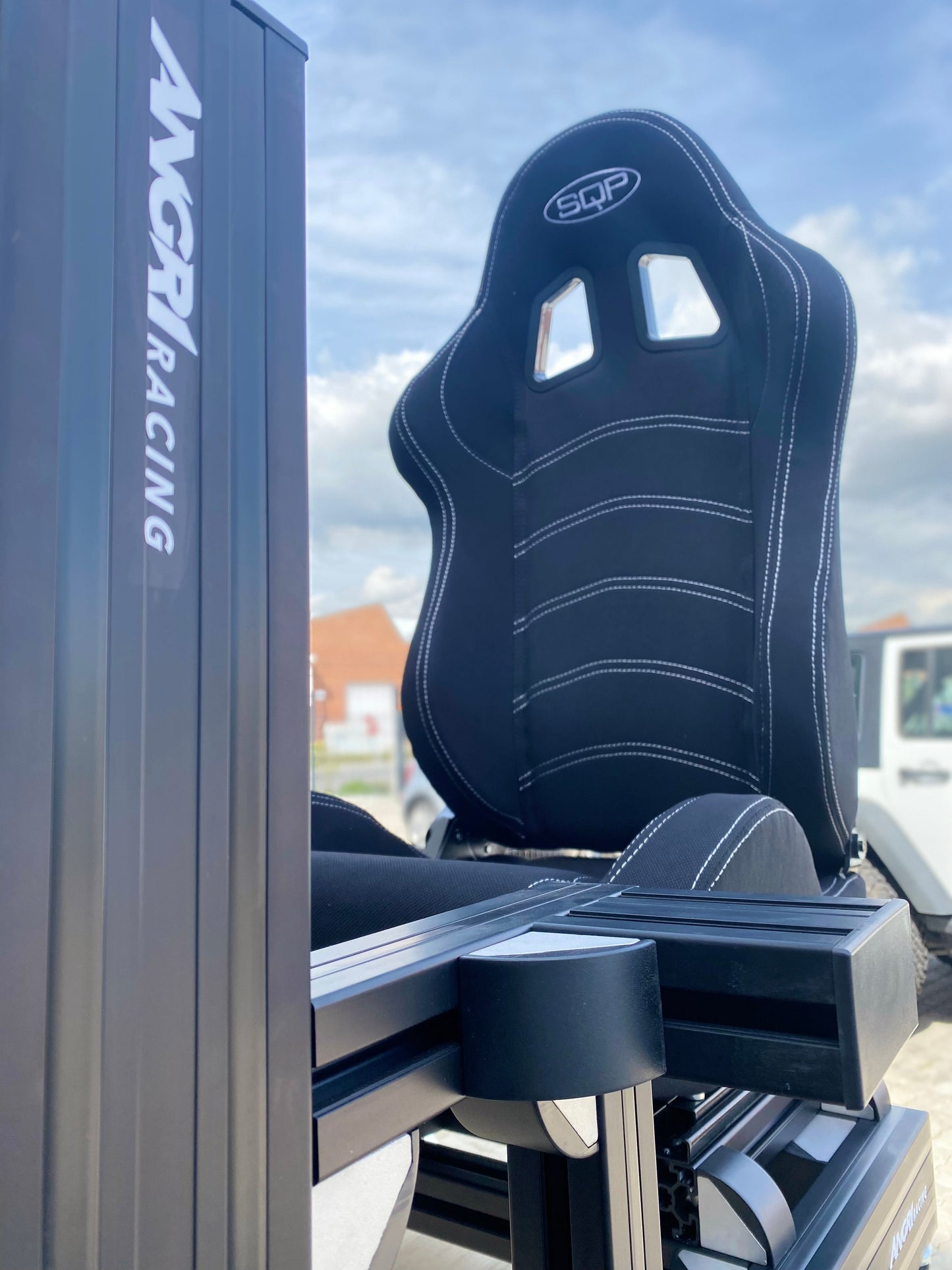PRO SIM RIG CHASSIS + Integrated Screen System (On Rig) - 'Black Series Shifter'