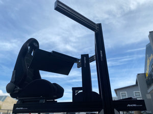 PRO SIM RIG CHASSIS + Triple Screen Stand (Off Rig) - 'Black Series Shifter'