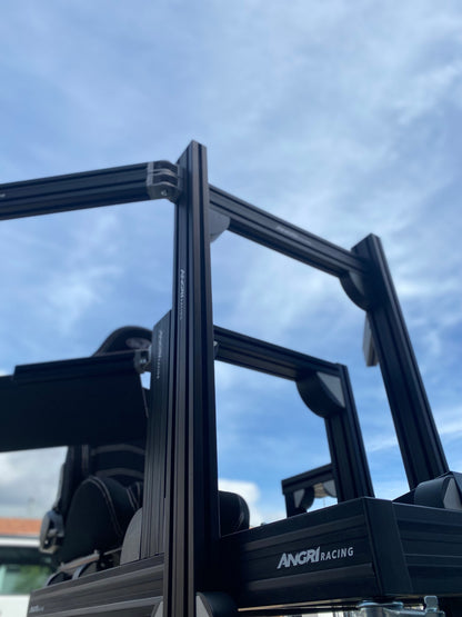 PRO SIM RIG CHASSIS + Integrated Screen System (On Rig) - 'Black Series Shifter'