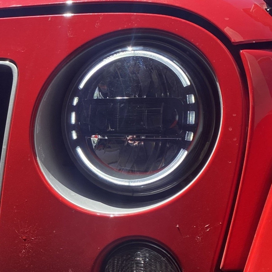 LED Headlights 'KONG JL-Style' with DRL for Wrangler JK JKU TJ (pair) A+ 'Philips' LED