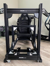 Load image into Gallery viewer, PRO SIM RIG CHASSIS + Triple Screen Stand (Off Rig) - &#39;Black Series Shifter&#39;

