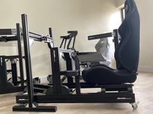 Load image into Gallery viewer, PRO SIM RIG CHASSIS + Single Screen Stand (Off Rig) - &#39;Black Series Shifter&#39;
