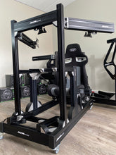 Load image into Gallery viewer, PRO SIM RIG CHASSIS + Integrated Triple Screen System (On Rig) - &#39;Black Series Shifter&#39;
