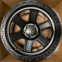 Load image into Gallery viewer, RHC &#39;LAUNCHER&#39; Rims 17&quot; - Satin Black (set of 5 for Jeep 5x127 17/90 -12 offset)
