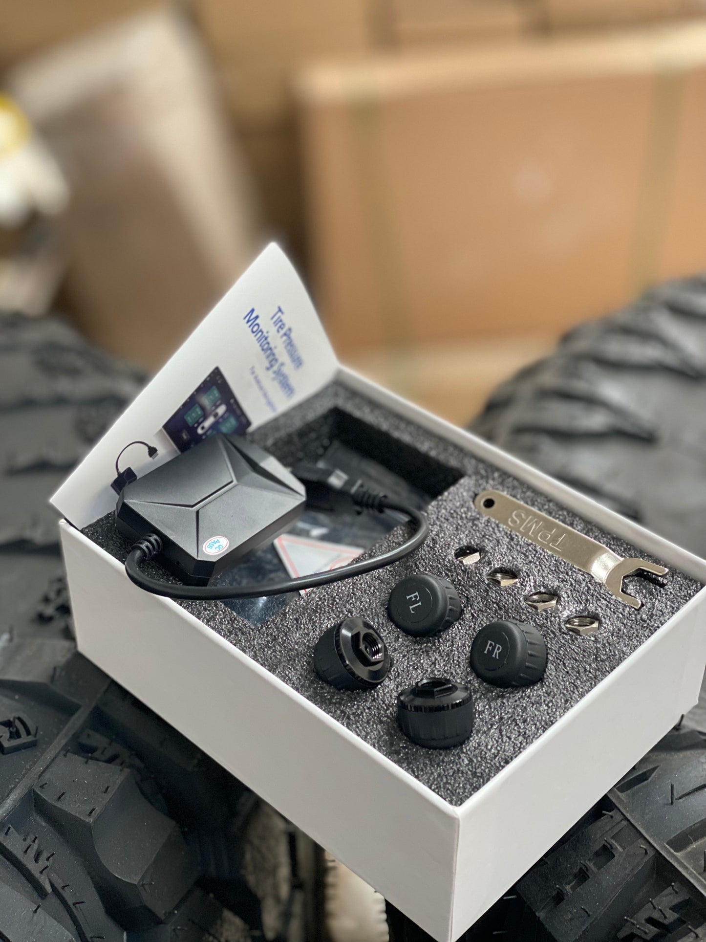 TPMS (Tyre Pressure Monitoring) System for SMARTNavi 8"/10" (RETAIL BOX)