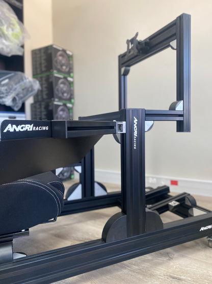 PRO SIM RIG CHASSIS + Integrated Screen System (On Rig) - 'Black Series Shifter'