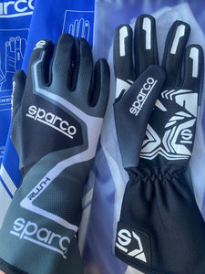 Sparco RUSH Kart Racing Gloves (Grey/Black)