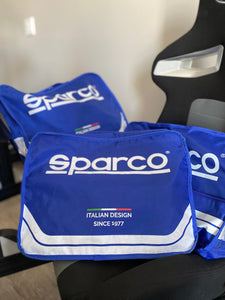 Sparco THUNDER Kart Suit (Black/Blue) - Size 140 (YOUTH)