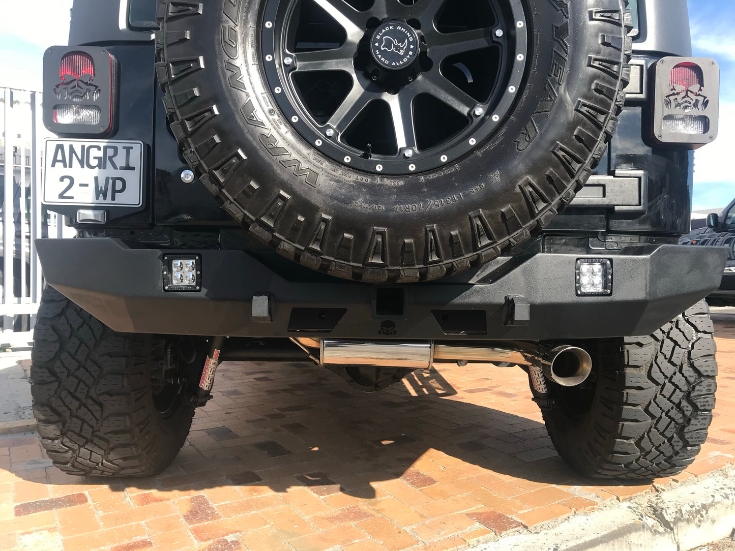 Free-Flow Stainless Steel Single Pipe Exhaust for JK/JKU (RETAIL BOX SELF-INSTALL)