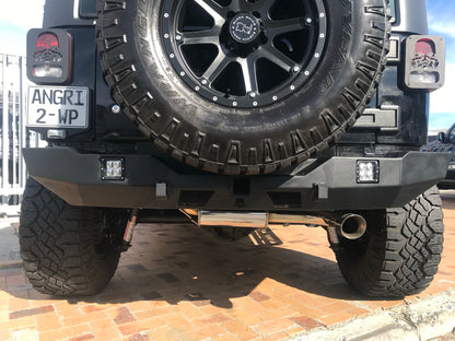 Free-Flow Stainless Steel Single Pipe Exhaust for JK/JKU (RETAIL BOX SELF-INSTALL)