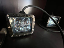 Load image into Gallery viewer, Aurora 12w &#39;AMBER&#39; 2&quot; Cube LED SPOT light (4 x 3w)
