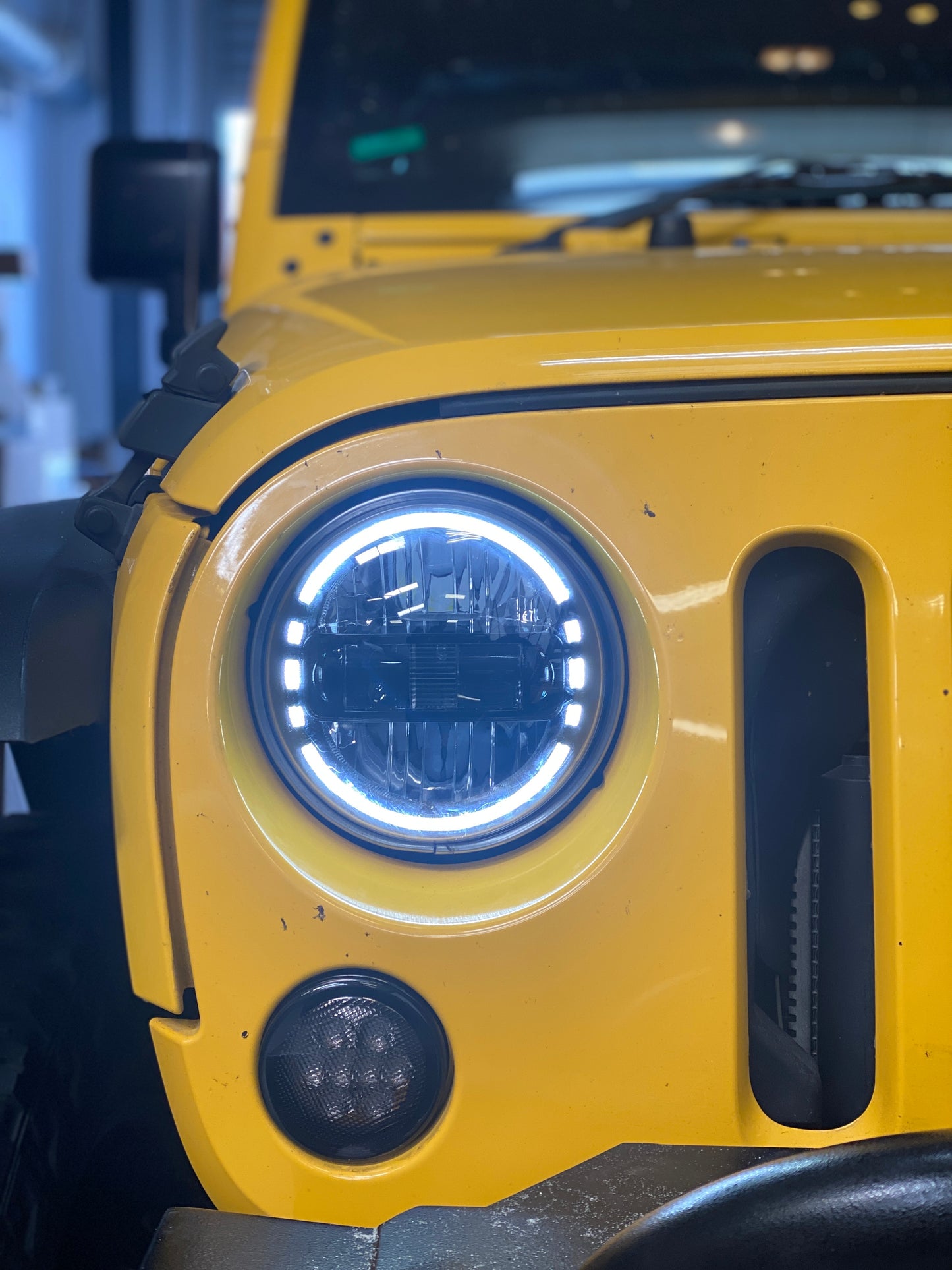 LED Headlights 'KONG JL-Style' with DRL for Wrangler JK JKU TJ (pair) A+ 'Philips' LED