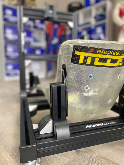KARTPRO 'Black Series' KARTING SIM RIG (SNR Kart) with Integrated Screen Mount System