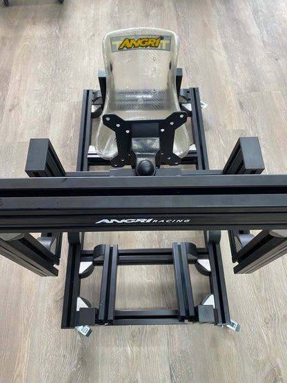 KARTPRO 'Black Series' KARTING SIM RIG (MINI Kart) with Integrated Screen Mount System
