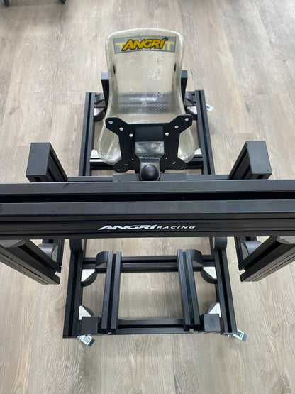KARTPRO 'Black Series' KARTING SIM RIG (SNR Kart) with Integrated Screen Mount System