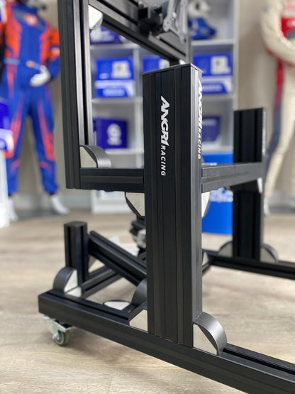 KARTPRO 'Black Series' KARTING SIM RIG (SNR Kart) with Integrated Screen Mount System