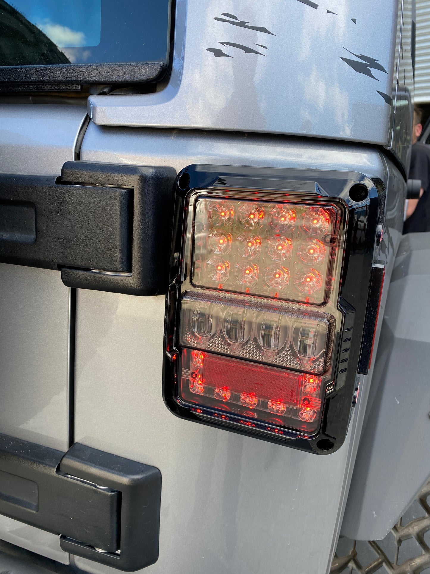 TAIL LIGHTS - SPIDER EYES LED replacement for Wrangler JK JKU (pair)