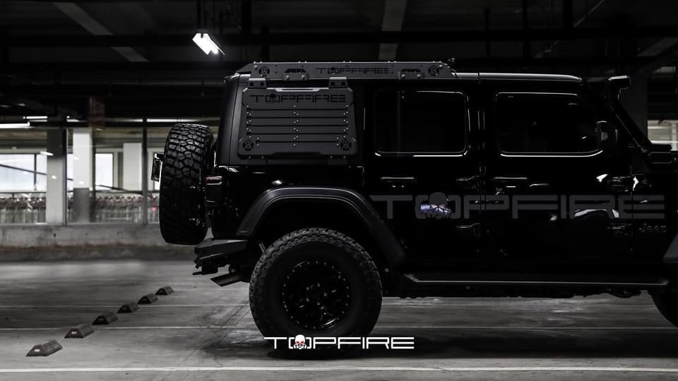 Topfire Side Window Armour for Wrangler JLU 4dr (pair)