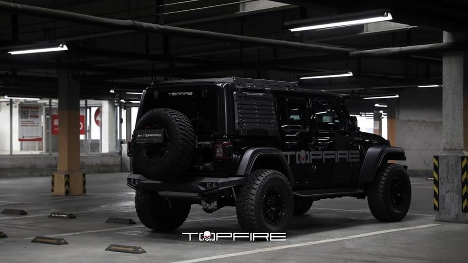 Topfire Side Window Armour for Wrangler JLU 4dr (pair)