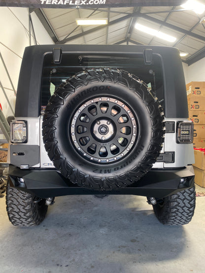 TAIL LIGHTS - CEE 'C' BLACKED LED replacement for Wrangler JK JKU (pair)