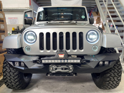 LED Headlights 'KONG JL-Style' with DRL for Wrangler JK JKU TJ (pair) A+ 'Philips' LED