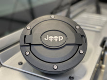 Load image into Gallery viewer, FUEL FLAP Jeep Punisher - Flush mount contoured flap with Jeep Skull for JK/JKU
