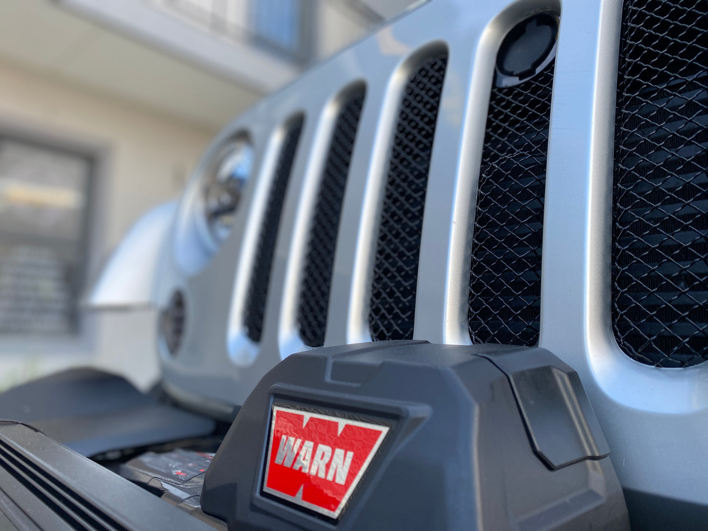 3D Grill Mesh / Radiator Protector for Wrangler JK JKU