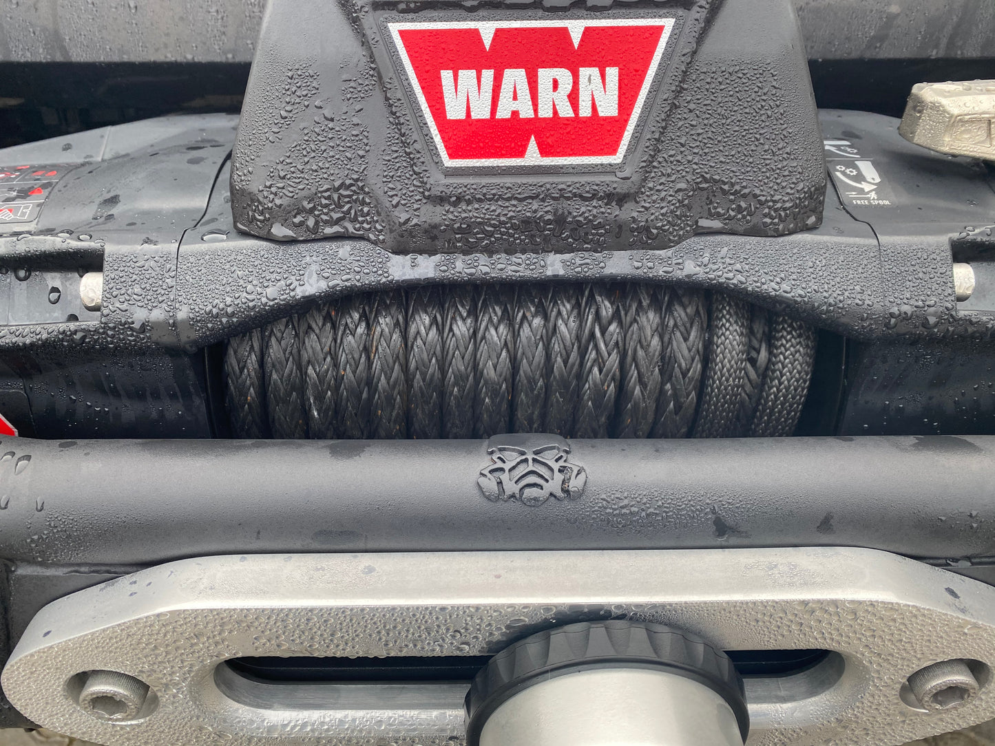 Synthetic ANGRi Winch Rope (BLACK) - HMPE 10T
